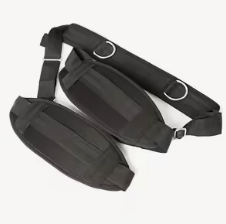 ARNÉS DE SUSPENSIÓN AJUSTABLE PARA PIERNAS Y CUELLO CONTROL TOTAL– KIT DE RESTRICCIÓN ACOLCHADO NEGRO