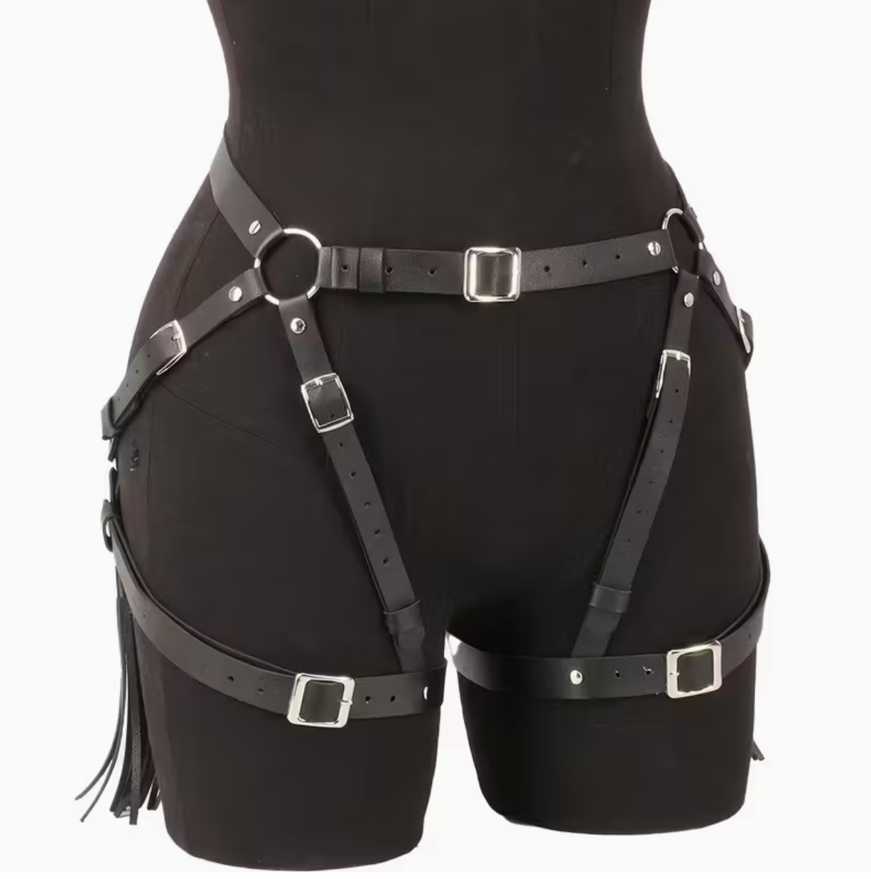 ARNÉS DE CINTURA Y MUSLOS ESTILO LIGUERO BDSM