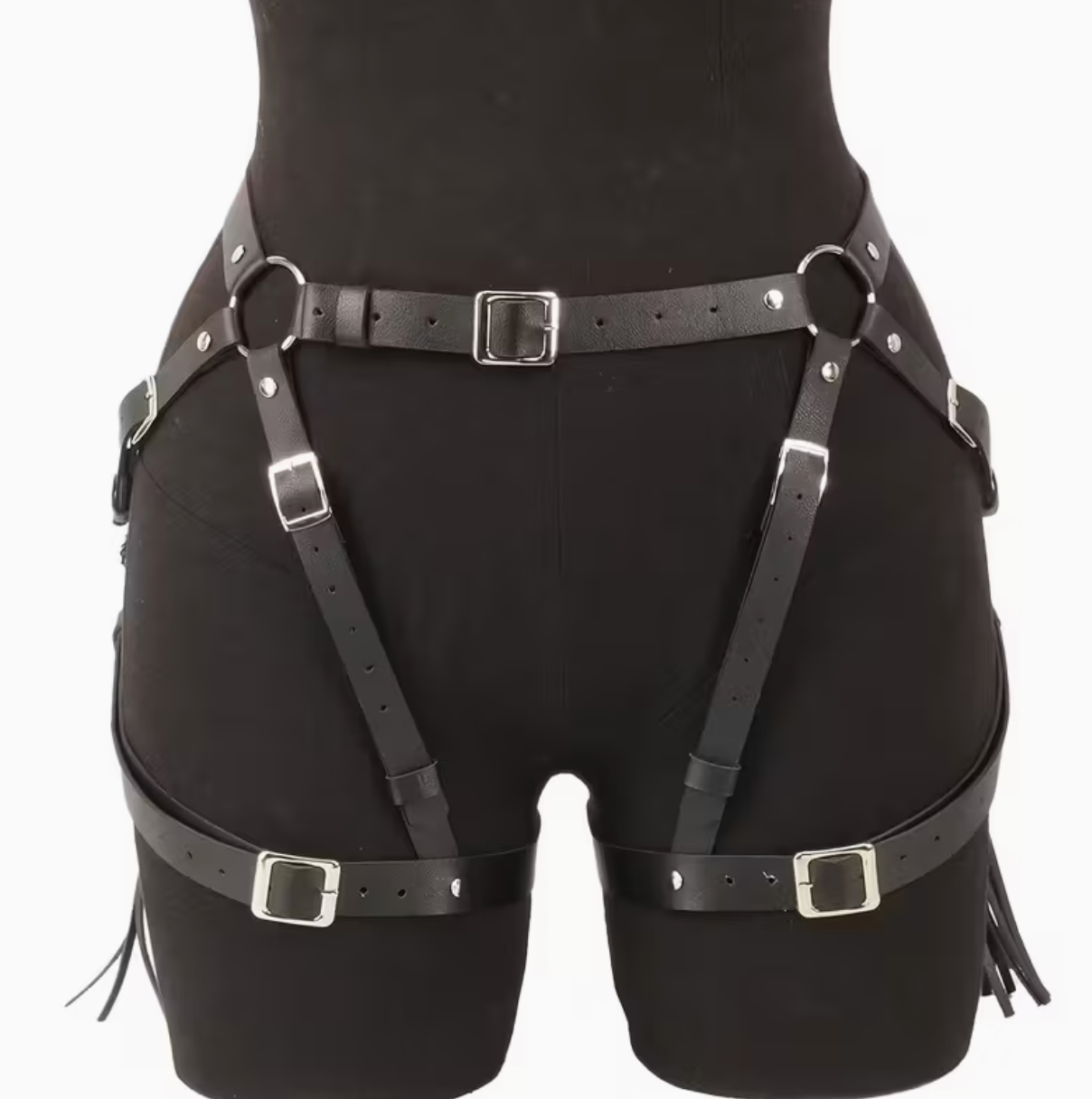 ARNÉS DE CINTURA Y MUSLOS ESTILO LIGUERO BDSM