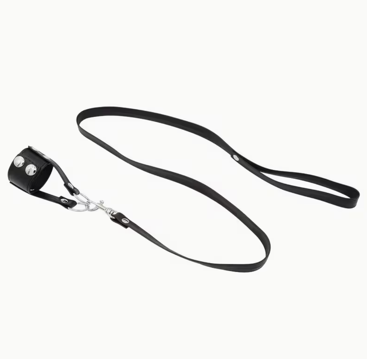 ARNÉS AJUSTABLE PARA HOMBRE CON CORREAS EL OBEDIENTE + CADENA DE SUJECIÓN 90CM