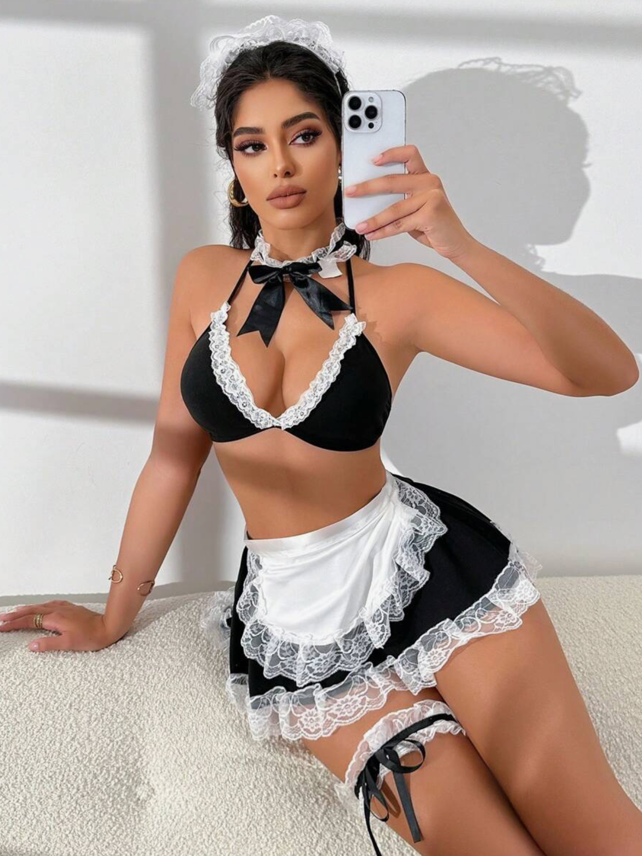 DISFRAZ DE SIRVIENTA SEXY