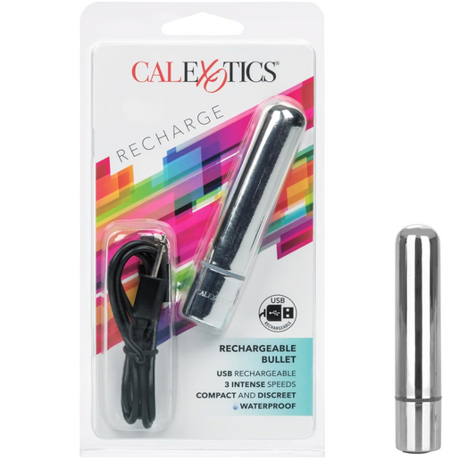 BALA VIBRADORA RECARGABLE USB CALEXOTICS – 3 VELOCIDADES INTENSAS IMPERMEABLE