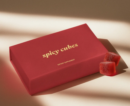 🔥 SPICY CUBES – GOMITAS ESTIMULANTES SABOR DURAZNO & CHILI 🔥