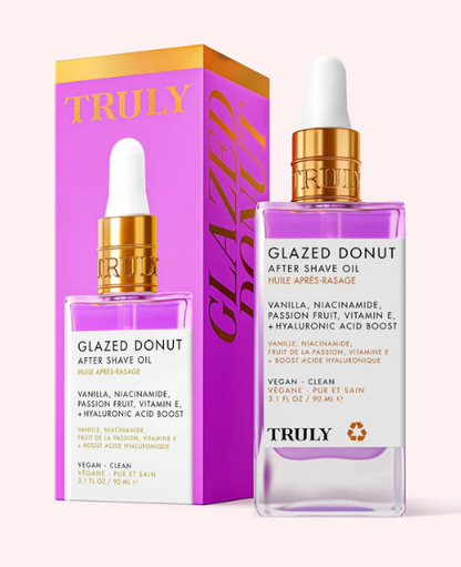 ACEITE AFTER SHAVE ÍNTIMO TRULY GLAZED DONUT - HIDRATANTE CON ÁCIDO HIALURÓNICO Y VITAMINAS