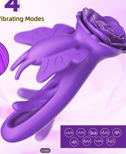 Vibrador Mariposa 3 en 1 Butterfly Bliss™ Recargable con Triple Estimulación
