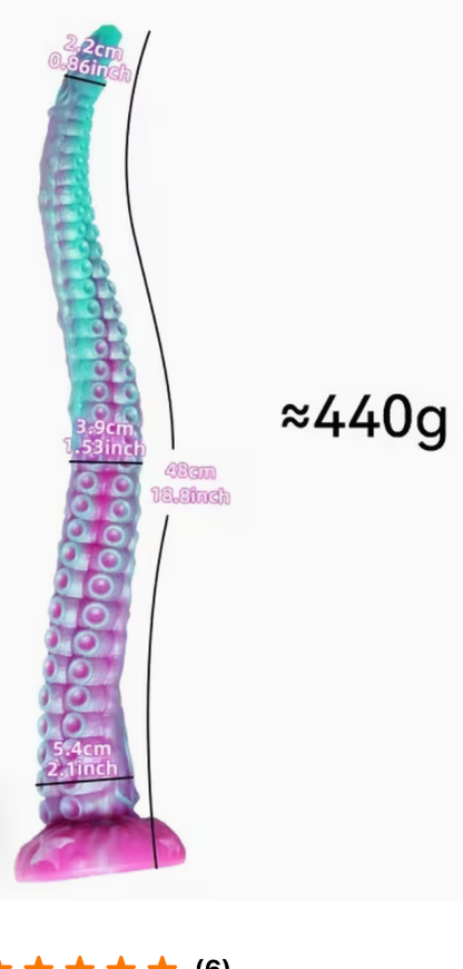 Tentaculo de Mar – Tentáculo de Silicona Premium con Textura Envolvente
