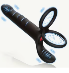 Doble penetracion con vibración y estimulación de testiculos