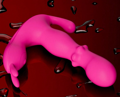 LA ALETEADORA ROSADA-VIBRADOR INTELIGENTE 3 EN 1 CON ROTACIÓN, SUCCIÓN Y ESTIMULADOR DE CLÍTORIS – CONTROL APP