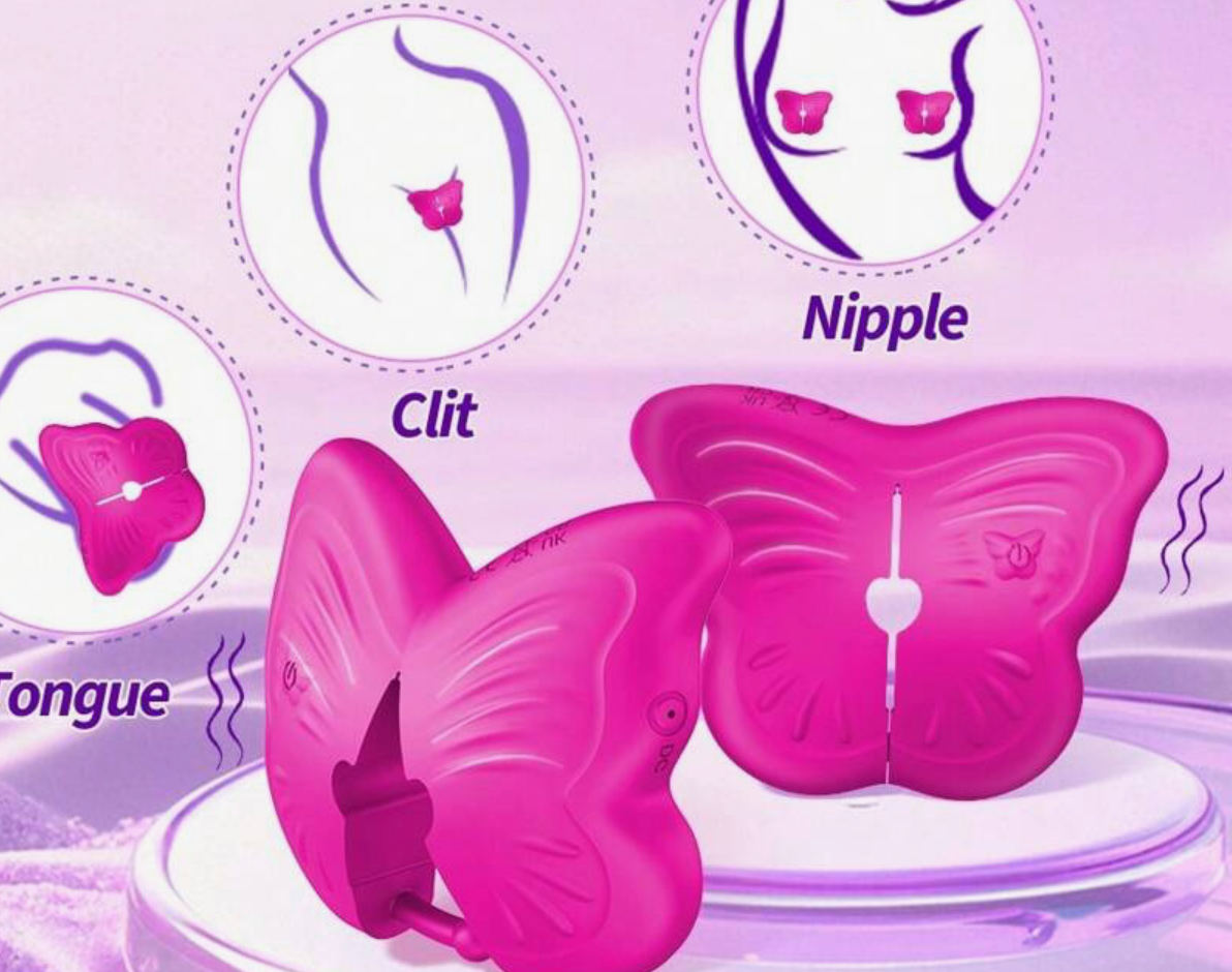 LAS MARIPOSITAS DIVERTIDAS- VIBRADORES DE PEZÓN Y CLÍTORIS CON CONTROL APP – MARIPOSAS INALÁMBRICAS