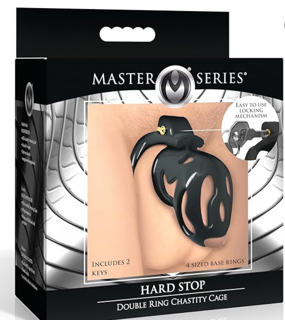JAULA DE CASTIDAD MASCULINA HARD STOP – MASTER SERIES