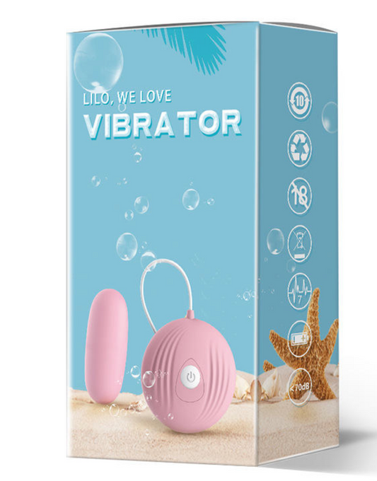 HUEVO VIBRADOR RECARGABLE CON CONTROL – PLACER DISCRETO Y CONTROLADO