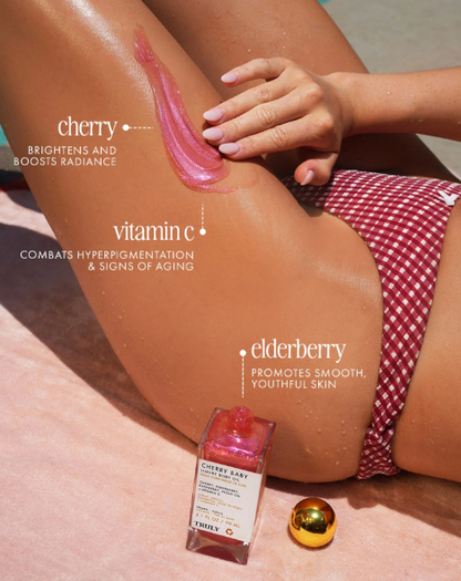 Acerite Truly Cherry baby luxury body con shimmer