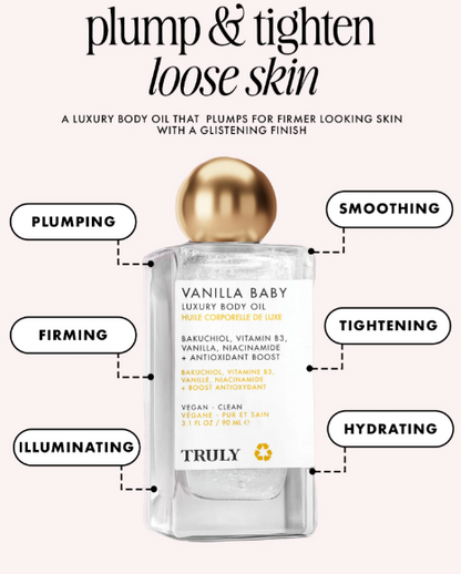 Truly Vanilla baby luxury body con shimmer