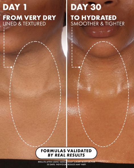 Truly Vanilla baby luxury body con shimmer