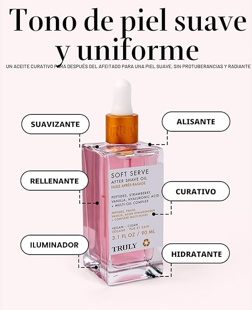 TRULY Aceite reparador e hidratante para después del afeitado