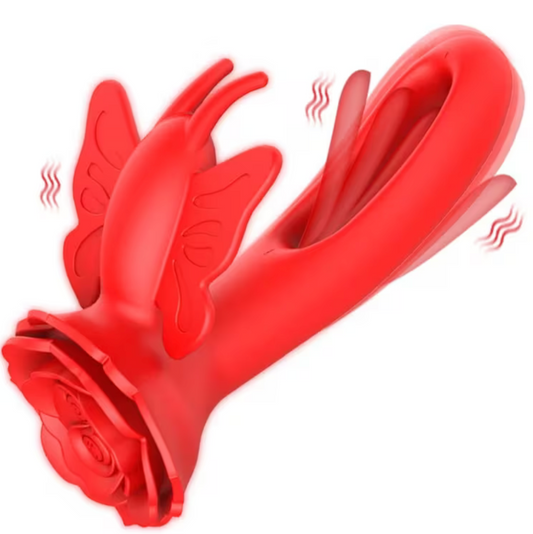 Vibrador Mariposa 3 en 1 Butterfly Bliss™ Recargable con Triple Estimulación