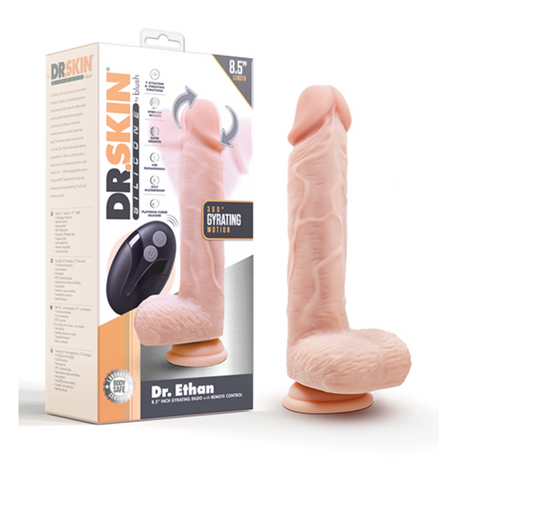 Dr. Ethan – Masajeador Giratorio 360° con Control Remoto y Silicona Premium