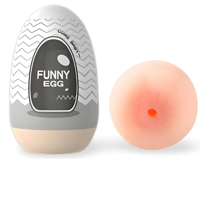 Funny Egg Masturbador Masculino Realista Cyberskin – 3 Texturas