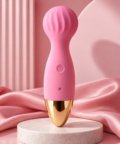 La Cucharita – Vibrador Masajeador Femenino con Cabezal Estimulador Rosa
