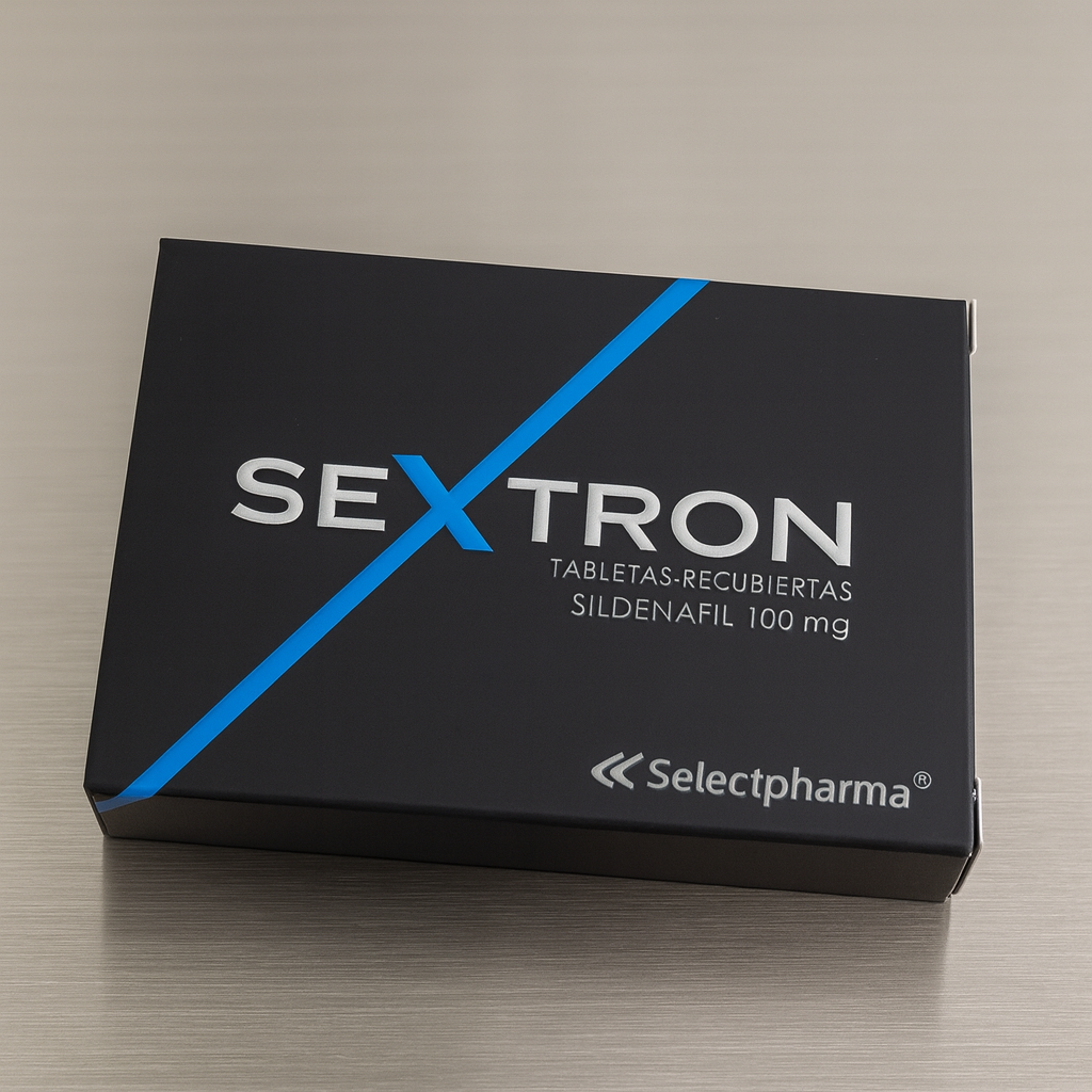 SEXTRON Sildenafil 100 mg – Tabletas Recubiertas