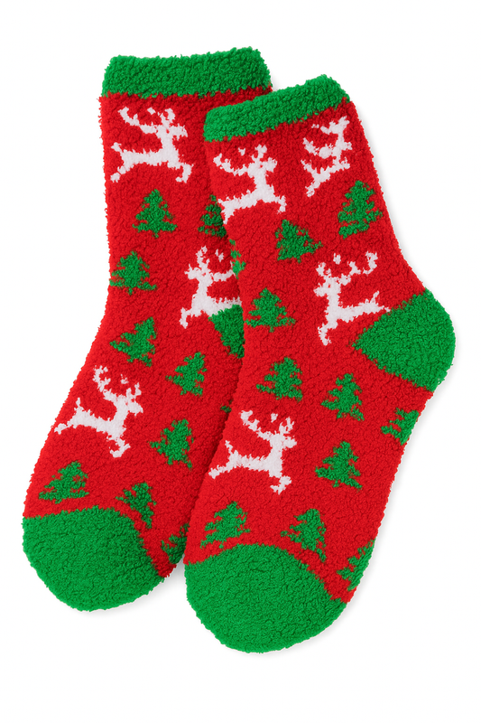 🧦 CALCETINES NAVIDEÑOS AFELPADOS – ULTRA SUAVES Y CALENTITOS 🎄