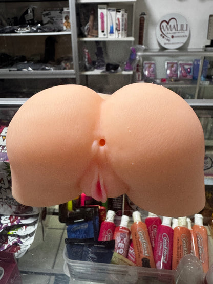 Masturbador Masculino Tifany Mini de Glúteos 2 en 1 – Doble Entrada Anal y Vaginal