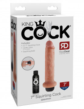 KING COCK DILDO EYACULADOR-CARNE