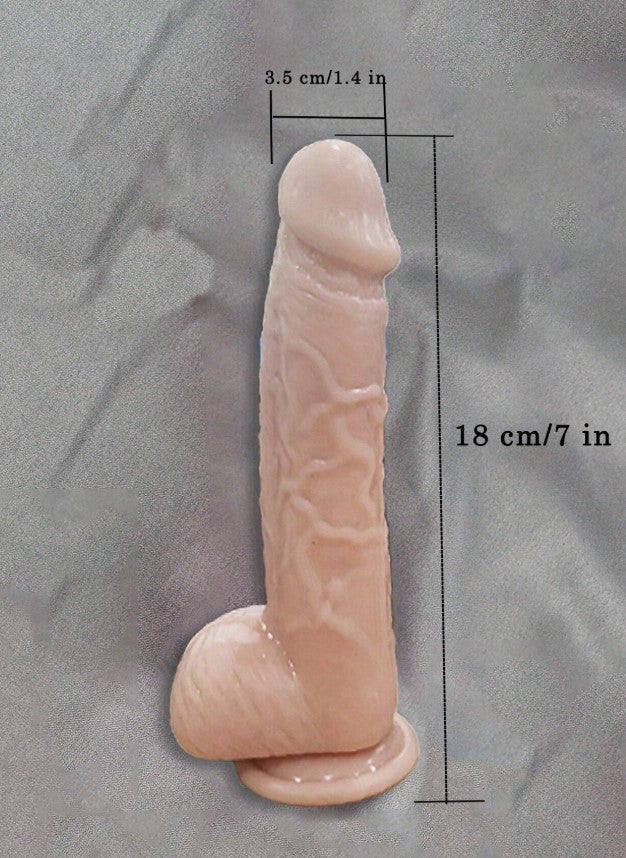 DILDO PIEL BASICO 7 PULGADAS