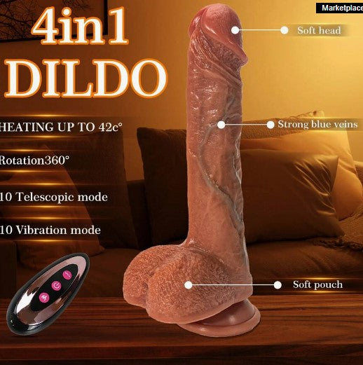 DILDO VIBRADOR TEXTURA VENOSA REALISTA APP INTERNACIONAL