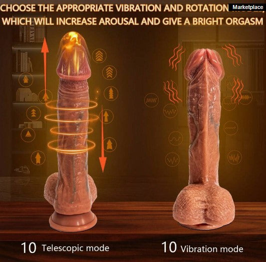 DILDO VIBRADOR TEXTURA VENOSA REALISTA APP INTERNACIONAL