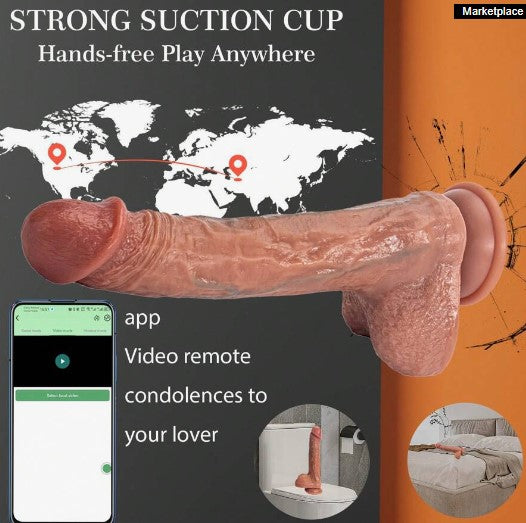 DILDO VIBRADOR TEXTURA VENOSA REALISTA APP INTERNACIONAL