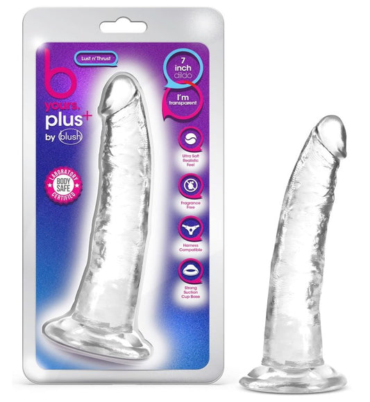 DILDO TRANSPARENTE 7 PULGADAS B YOURS