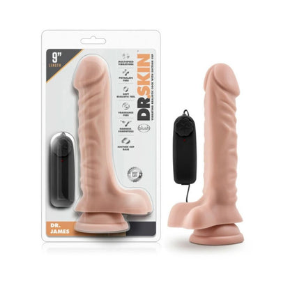 DILDO VIBRADOR DE CONTROL REMOTO ALAMBRICO DR JAMES