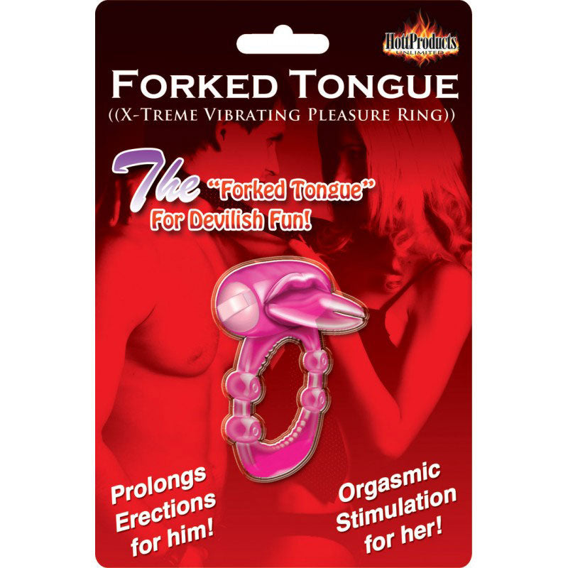 ANILLO VIBRADOR FORKED TONGUE – DOBLE LENGUA, DOBLE TENTACIÓN