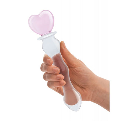 Glas Sweetheart 8" – Dildo de Vidrio Artesanal con Corazón