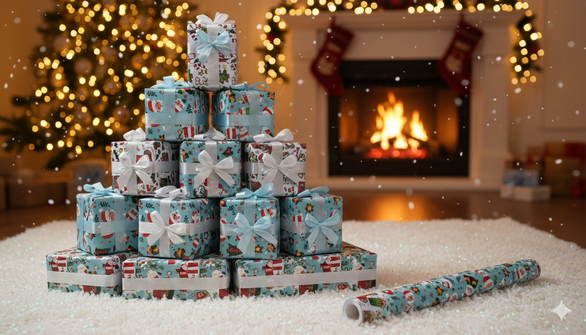 🎁 PLIEGO DE PAPEL DE REGALO NAVIDEÑO – DISEÑOS SURTIDOS