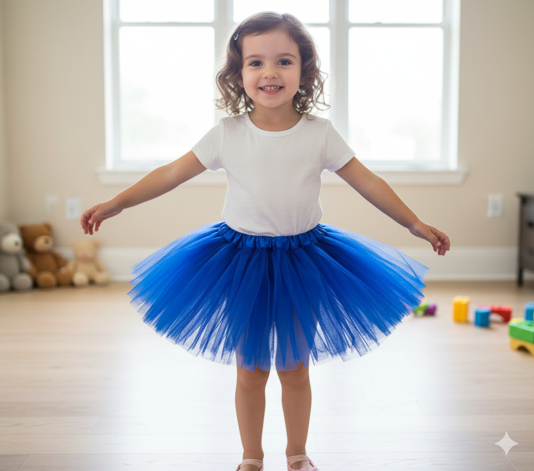 💙 TUTÚ AZUL ELÉCTRICO PARA NIÑA