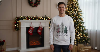 SUETER NAVIDEÑO “MERRY CHRISTMAS – ÁRBOLES DE INVIERNO” – AMALILI
