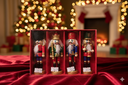 🪵🎄 CASCANUECES DECORATIVO DE MADERA – UNIDAD
