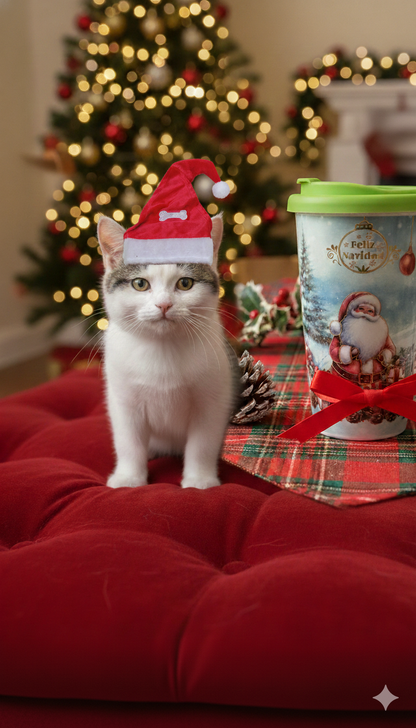 GORRO NAVIDEÑO PARA MASCOTAS – SANTA HAT FESTIVO PARA PERROS Y GATOS