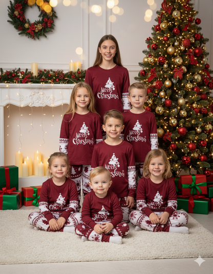 🎅 PIJAMA NAVIDEÑA INFANTIL MERRY CHRISTMAS – VARIAS TALLAS