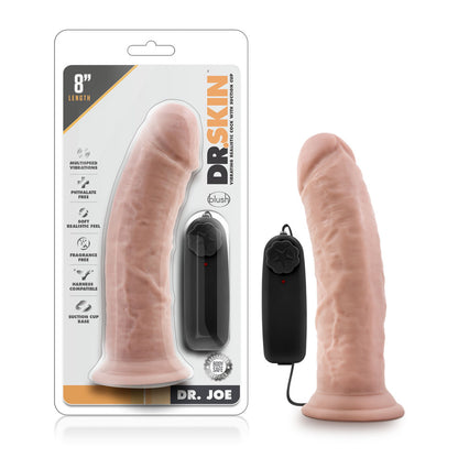 DR. JOE 8” REALISTA CON VIBRACIÓN Y CONTROL REMOTO | SUCCIÓN FUERTE Y SENSACIÓN AUTÉNTICA