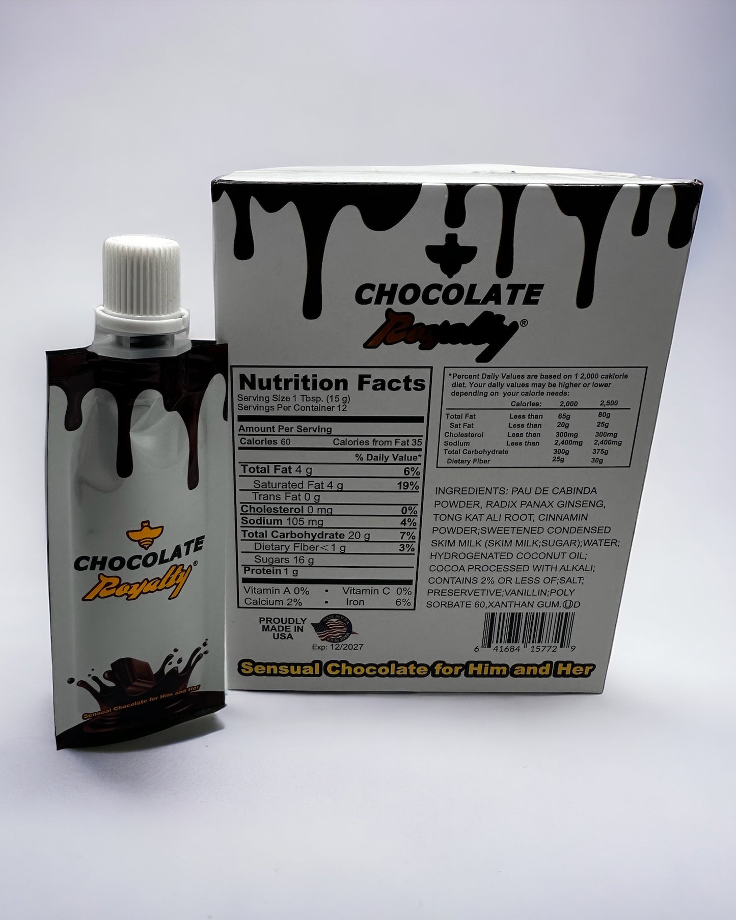 🍫 CHOCOLATE ROYALTY – SHOT FUNCIONAL INTENSO