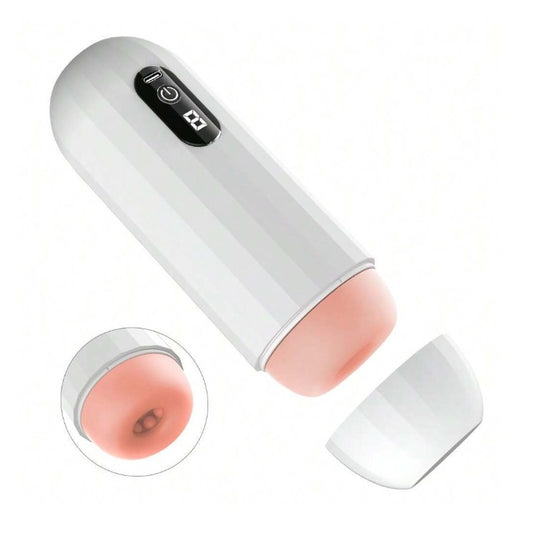 MASTURBADOR VIBRADOR CON AUDIFONOS