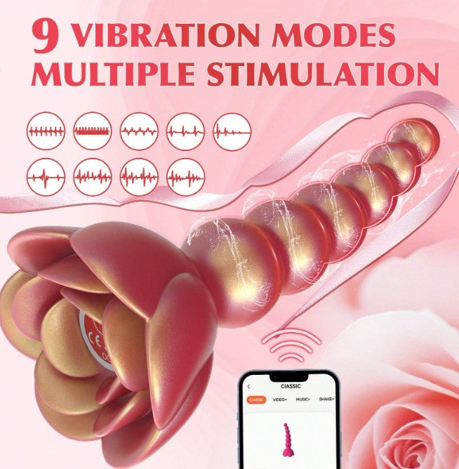 VIBRADOR ROSA ANAL DE APP PREMIUM