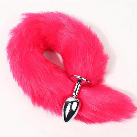 PLUG ANAL COLA DE ZORRO MULTICOLORES