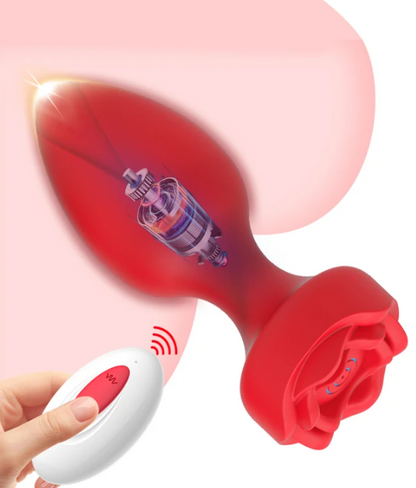 PLUG ANAL VIBRADOR ROSA