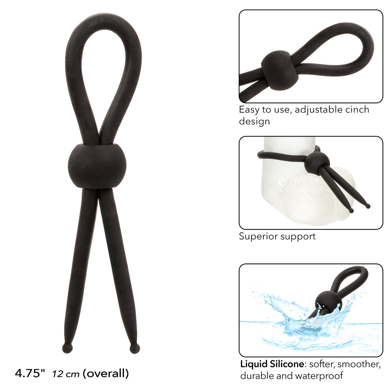 Alpha Anillo Liquid Silicone Lasso by CalExotics
