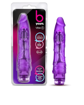 B YOURS VIBE 1 – VIBRADOR REALISTA-MORADO