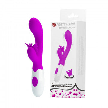 VIBRADOR BESO DE MARIPOSA PRETTY LOVE